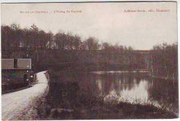 59. SOLRE LE CHATEAU . L'ETANG DE BORZIES. Editeur LAFFINEUR SAMIN. Cachet Convoyeur AULNOYE A MAUBEUGE - Solre Le Chateau