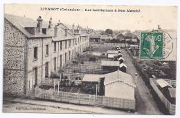 CPA Livarot 14 Calvados Les Habitations à Bon Marché édit Crouillebois écrite Timbrée 1912 - Livarot