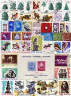 Stamps Lot Rumänien 50 Verschiedene Marken O 30€ Sortiment In Kunst Sport Technik Natur Olympic Art Topic Set Of Romania - Colecciones (en álbumes)