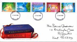 GREAT BRITAIN 1987 FDC CHRISTMAS - 1981-1990 Decimal Issues