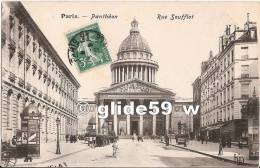 PARIS - Panthéon - Rue Soufflot (animée) - Panthéon