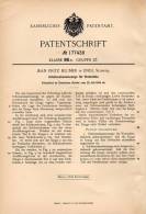 Original Patentschrift - J. Fritz Blumer In Engi , Schweiz , 1904 , Schützenkastenzunge Für Webstuhl , Weberei !!! - Engi