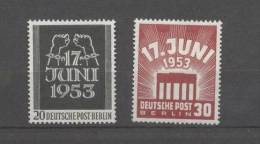 Berlin ** 110-111 Volksaufstand 17 Juni In Der DDR - Unused Stamps