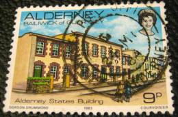 Alderney 1983 State Buildings 9p - Used - Alderney