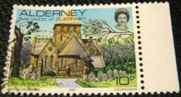 Alderney 1983 St Anne's Church 10p - Used - Alderney