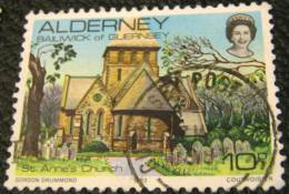 Alderney 1983 St Anne's Church 10p - Used - Alderney