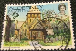 Alderney 1983 St Anne's Church 10p - Used - Alderney