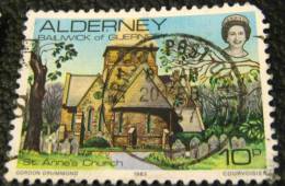 Alderney 1983 St Anne's Church 10p - Used - Alderney