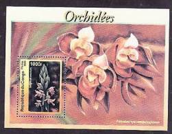 A) 1999 CONGO, SOUVENIR SHEET ORCHIDS CONGO MNH . - Otros & Sin Clasificación