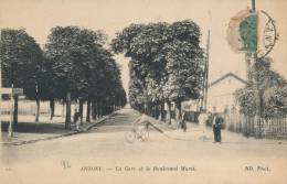 ( CPA 92)  ANTONY  /  La Gare Et Le Boulevard Muret  - - Antony