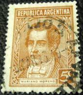 Argentina 1935 Mariano Moreno 5c - Used - Usados