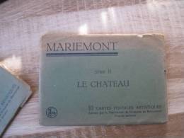 Domaine De MARIEMONT - Le Chateau  - Carnets De 10 CPA - Morlanwelz