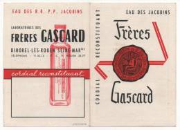 Calendrier 1959 - Laboratoires Des FRERES GASPARD à BIHOREL-LES-ROUEN - - Kleinformat : 1941-60