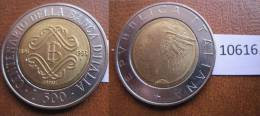 Italia 500 Liras 1993, Centenario Della Banca Dítalia , Bimetalica - Otros – Europa