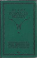NL.- Boek - Denken En Beelden Door Dr. A. Pit. - Antique