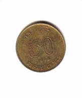 HONG KONG    50  CENTS  1994  (KM# 68) - Hong Kong