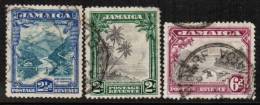 JAMAICA  Scott #  106-8  F-VF USED - Jamaica (...-1961)