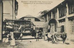 Colombo, Maison J. Quillé Importateur Paris Chargement Thés Camion, Lorry - Sri Lanka (Ceylon)