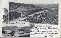 Eglisau  Litho Mit Bahnhof - Eglisau