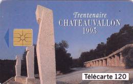 TELECARTE 120 U @ CHATEAUVALLON 1995 - % 300 000 Ex @ 06/95 Puce GEM1B - 1995