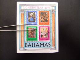 BAHAMAS 1976 NOEL NAVIDAD CHRISTMAS Yvert Block Nº 18 **  MNH - Bahama's (1973-...)