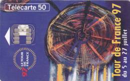 TELECARTE 50 U @ TOUR DE FRANCE 97 - 100 000 Ex @ 06/97 Puce SO7 - 1997