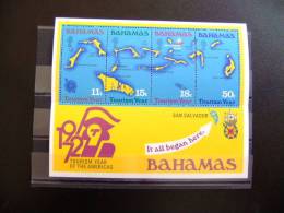 BAHAMAS 1972 AÑO DEL TURISMO (ARCHIPIELAGO DE LAS BAHAMAS) Yvert Nº Block 7 ** SG Nº MS 392 MNH - 1963-1973 Autonomie Interne