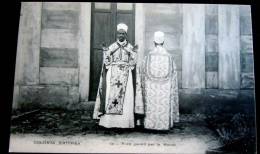 CARTOLINA- ERITREA MISSIONARIA- 1910 CIRCA- PRETI PARATI PER LA MESSA - Eritrea