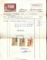 Factuur - Alberic Libbrecht - Stasegem - Electriciteit - Radio 1950 Met Enveloppe - Électricité & Gaz