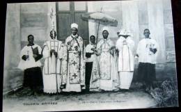 CARTOLINA-COLONIA ETIOPIA - MISSIONARIA- 1910 CIRCA-CLERO CATTOLICO INDIGENO - Ethiopia