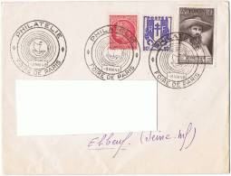 8/5/1948 - Enveloppe Lettre Foire De Paris Philatélie +  - Yvert Et Tellier 784 - Aushilfsstempel