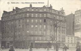 PARIS Xiv° - RUE D'ALESIA ET AVENUE D'ORLEANS BELLE Carte Animée ! - Distretto: 14