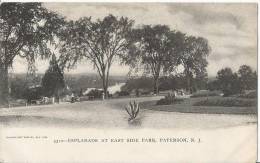 Post  Card 1907  USA  ,Paterson ,N.J.   Esplanade At East Side Park - Paterson