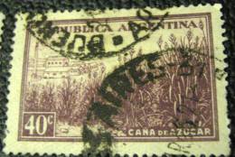 Argentina 1936 Sugar Cane & Factory 40c - Used - Oblitérés