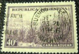Argentina 1936 Sugar Cane & Factory 40c - Used - Oblitérés
