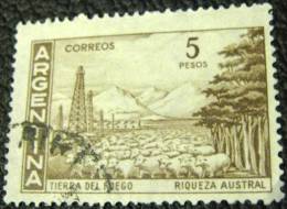 Argentina 1959 Tierra Del Fuego 5p - Used - Oblitérés