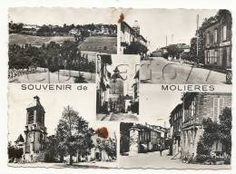 Molières (82) : 5 Vues Dont Rues Du Bourg En 1950 (animé). - Molieres