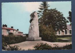 44 LOIRE ATLANTIQUE - CP COLORISEE FROSSAY - LA MORT DE L'AIGLE - MONUMENT A LA MEMOIRE DE L'AVIATEUR ALEXIS MANEYROL - Frossay