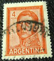 Argentina 1961 General San Martin 4p - Used - Used Stamps