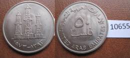 Emiratos Arabes Unidos , 50 Fils 1393 / 1973 - Sonstige – Asien