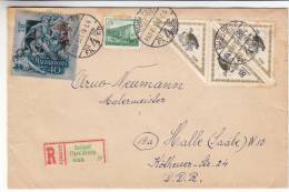 Oiseaux - Hongrie - Lettre Recommandée De 1953 - Storia Postale