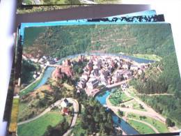 Luxemburg Luxembourg Esch Sur Sure Panorama Avec Ville Et Bois Et River - Esch-Sauer