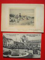 CHOCOLATE CACAO / 2 CARDS / DRIESSEN ROTTERDAM + CHOCOLAT RUELLE EXPOSITION BRUXELLES 1910 - Other & Unclassified