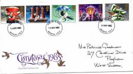 GREAT BRITAIN 1983 FDC CHRISTMAS - 1981-1990 Decimal Issues