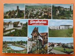 E1-Allemagne-sinsheim-a.d.elsenz-baden----8 Vues-- - Sinsheim