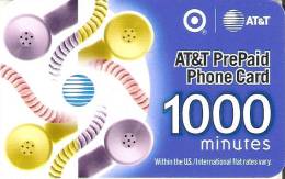 TARJETA DE ESTADOS UNIDOS DE AT&T DE1000 MINUTES (TELEFONO) NUEVA-MINT - AT&T