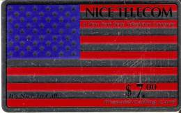 TARJETA DE ESTADOS UNIDOS DE LA BANDERA AMERICANA - NUEVA-MINT - Altri & Non Classificati