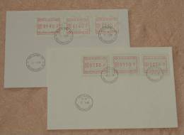 FDC ATM Automatenmarke  Finnland    Frama  Nr  5  +  3     #cover1849 - Machine Labels [ATM]