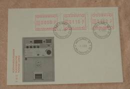 FDC ATM Automatenmarke  Finnland    Frama  1982    #cover1850 - Machine Labels [ATM]