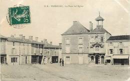 Deux Sevres -ref A165- Thenezay - La Place De L Eglise  - - Thenezay